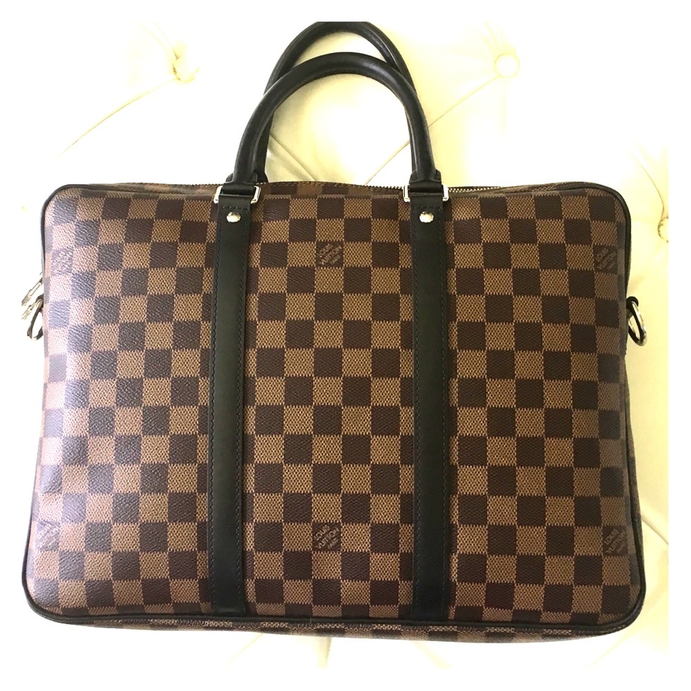 Louis Vuitton - Porte Documents PM Damier Ebene